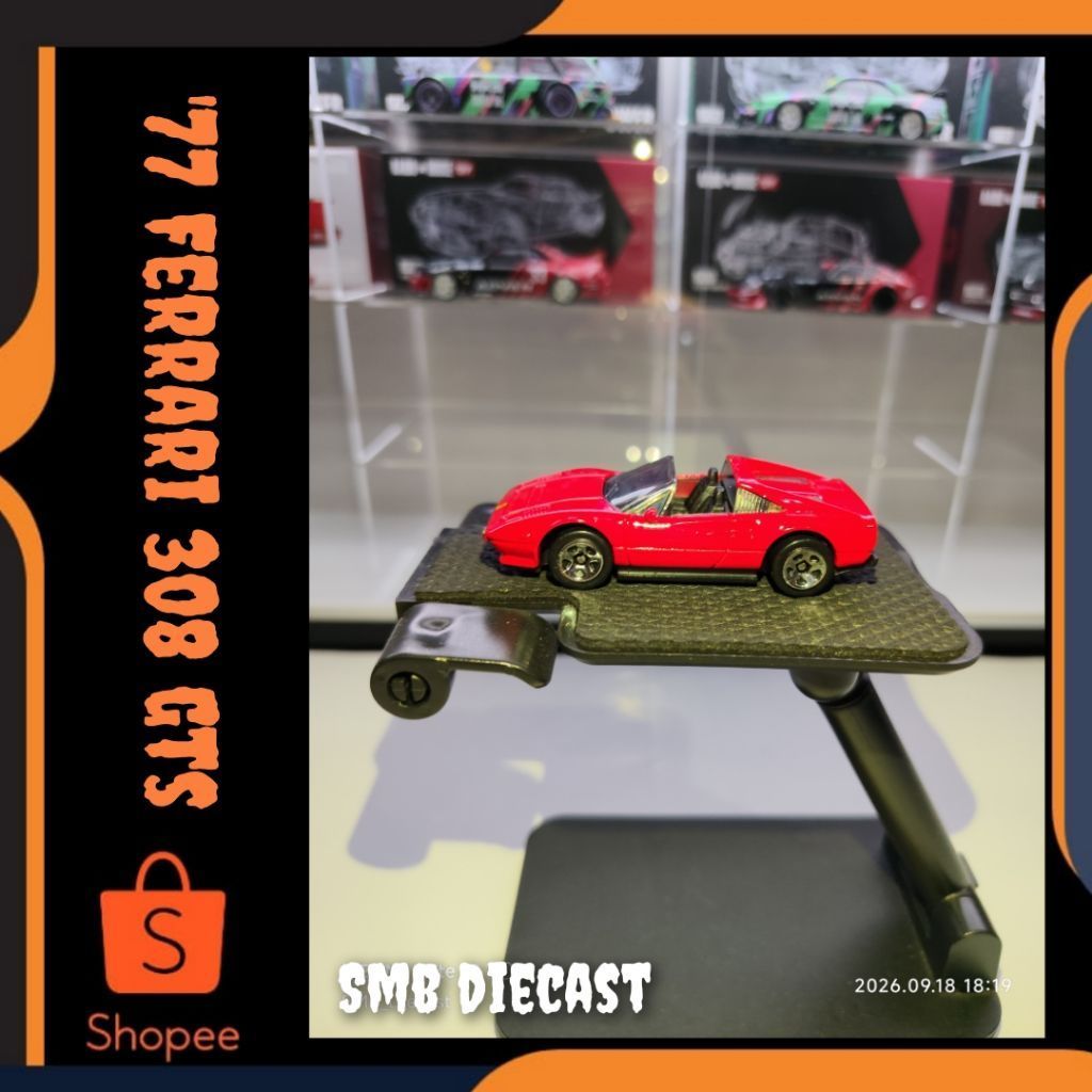 HOT WHEELS '77 FERRARI 308 GTS MERAH UNSPOON (REGULER)