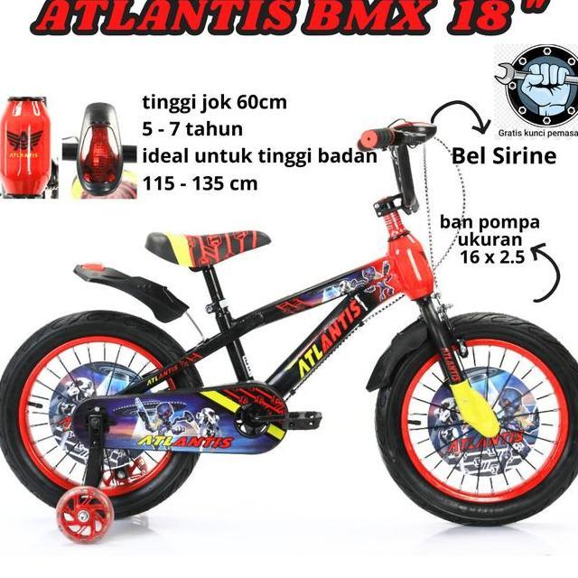 Sepeda Bmx Anak Laki 18 Inch Usia 57 Tahun Sepeda Cowo