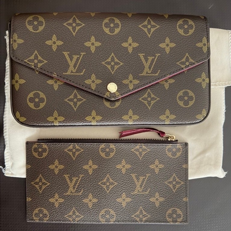 Lv Pochette Felicie Monogram Hand Carry Set
