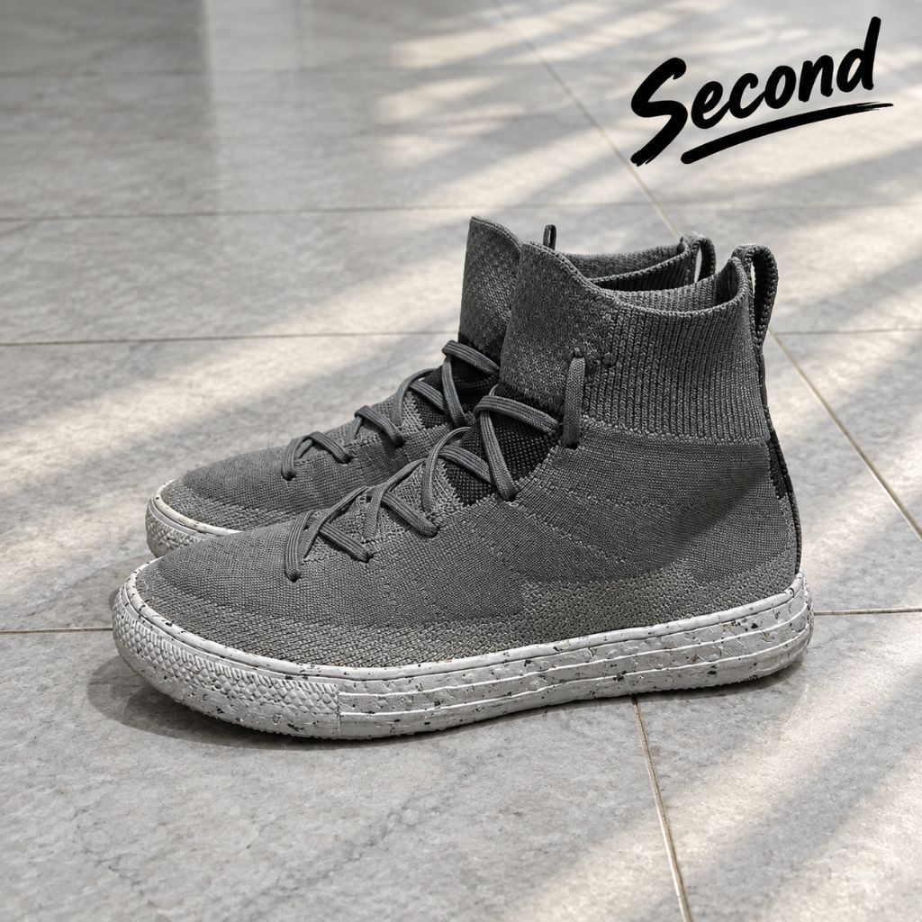 Sepatu Second Converse Chuck Taylor All Star High – Limestone Grey – Size 41 / 26,5 cm