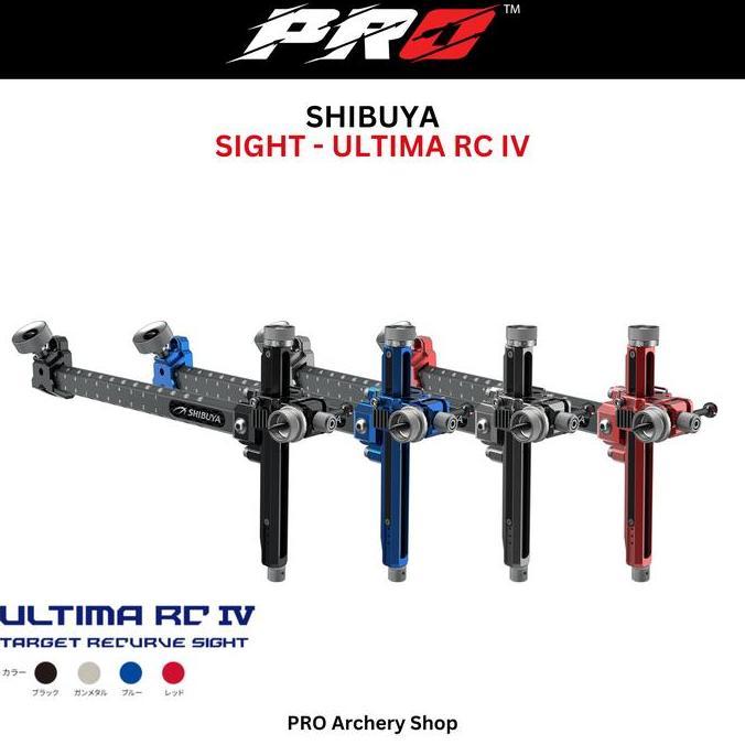 SHIBUYA ULTIMA RC IV SIGHT RECURVE FISIR SHIBUYA PRESTASI BUSUR RECURVE STANDARD NASIONAL BOW ALAT P