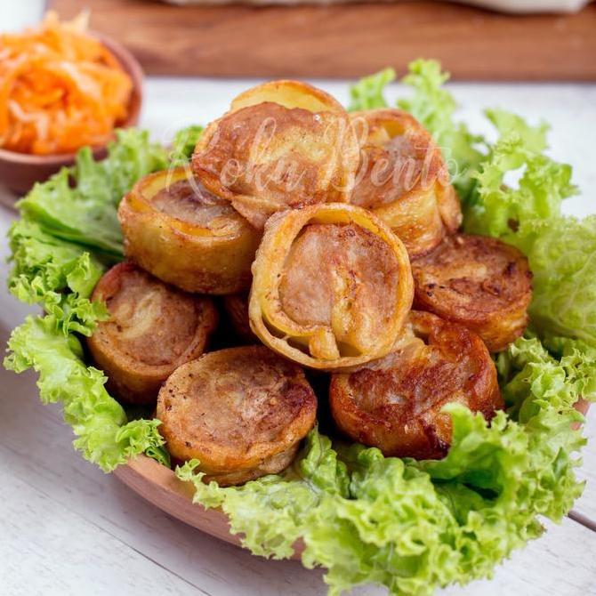 Food- Mini Pack Egg Chicken Roll Roku Bento Isi 3 Roll - Eggroll Roku Bento Kemasan Ekonomis