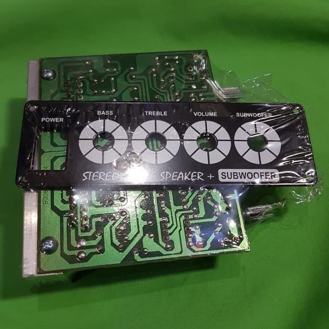 Al_Wakiyah - Power Aktif Stereo Tda2005 Tda 2005 + Subw Subwofer 12V 12Volt 12 V