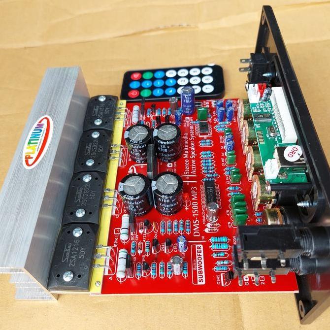 Al_Wakiyah - Dms 1500 Mp3 Kit Speaker Aktif Sanken Mp3 Platinum Kit Pcb Speker Audio Sound Sistem St