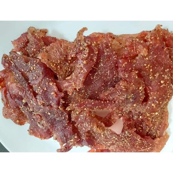 Lili- Dendeng Babi Manis Homemade Food Makanan Kering Snack Pedas Cemilan 200Gr & 500Gr Tanpa Pengaw