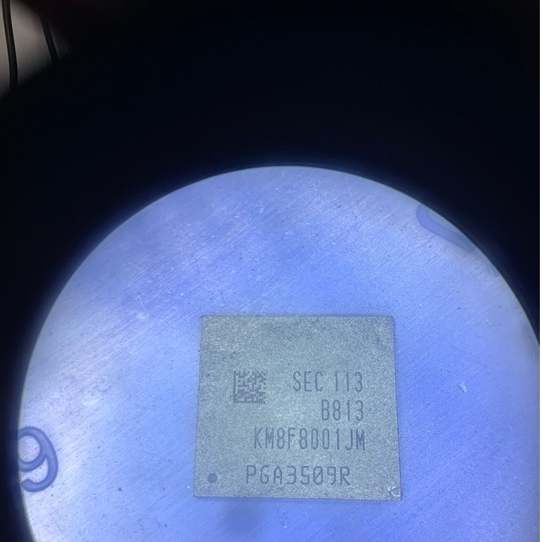 ic UFS 2.1 KM8F8001jm not clean 8/256 gb