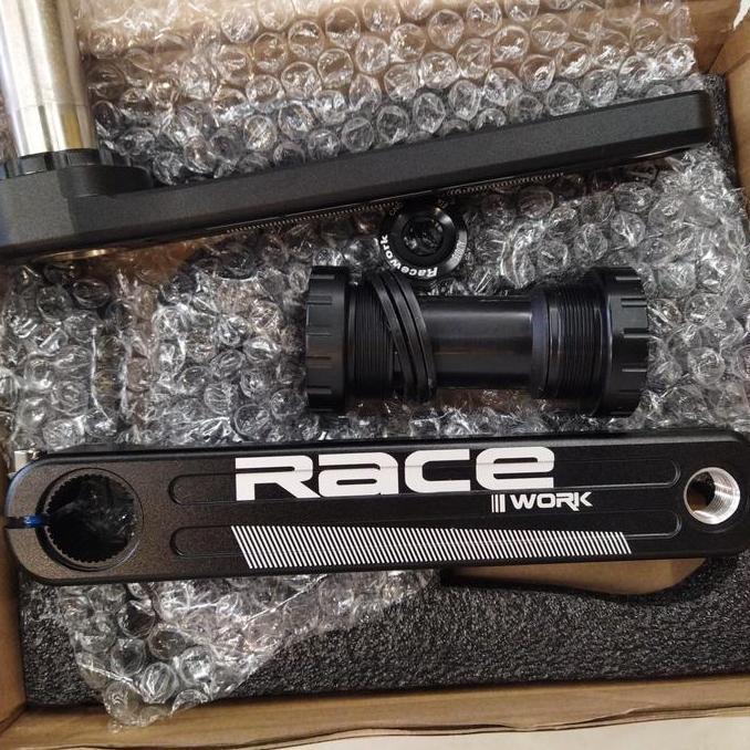 Ready arm crank GXP Racework HT2 alloy CNC murah