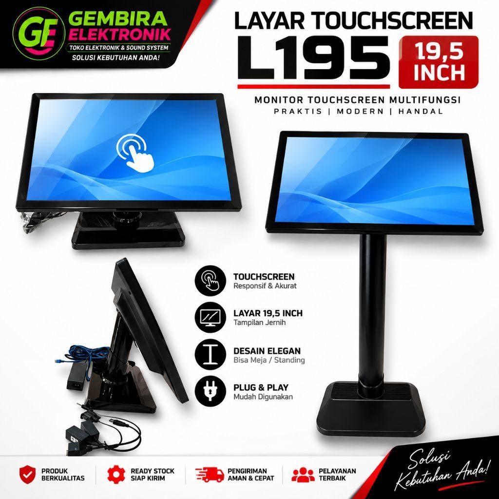 Monitor Standing Touchscreen 19INCH