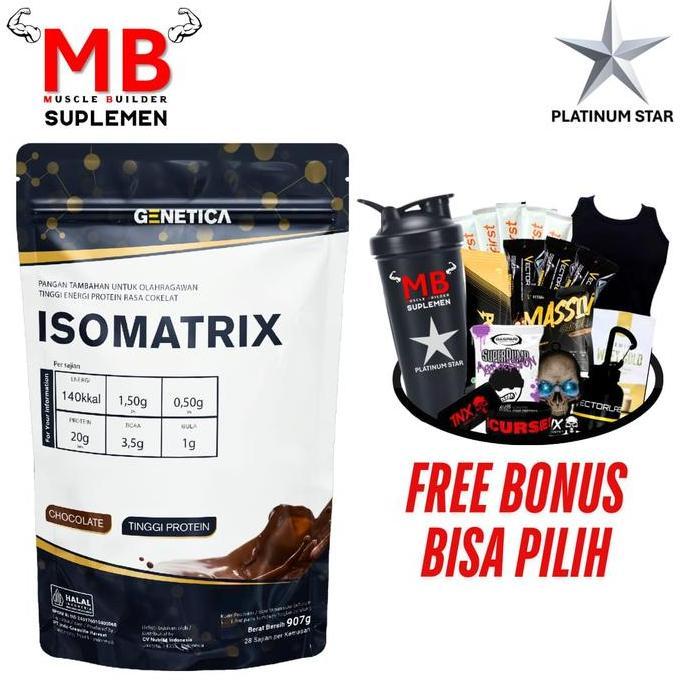 Max- Isomatrix Genetica 2 Lbs Whey Protein Isolate Iso Matrix 2Lbs 2Lb 5 Lb Evolene Isolene Provus L