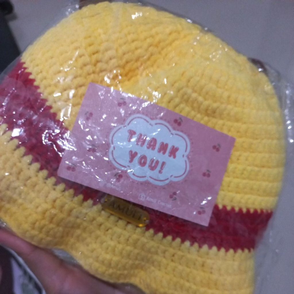 Luffy Bucket Hat Rajut