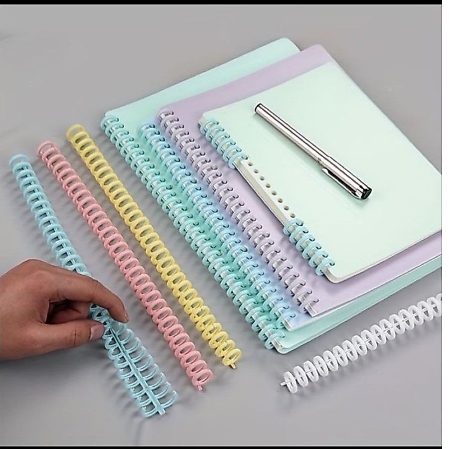 Ring Binder DIY/Cover binder B5/HARU Ring Binder Plastik Spiral 30 Lubang Untuk Loose-leaf paper A4 