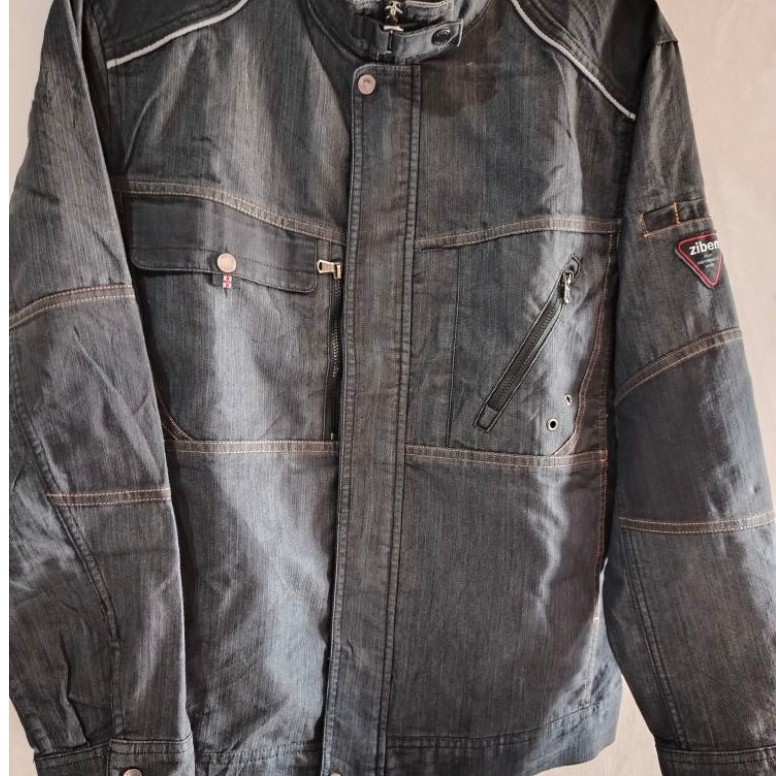 Jaket motor ziper Ziben ganteng