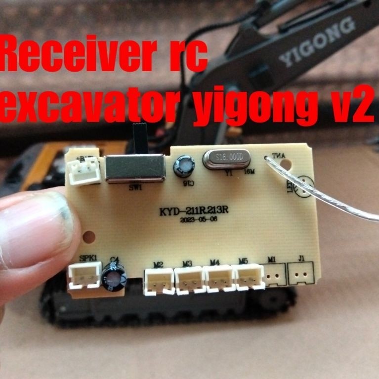 modul Receiver rc excavator yigong v2