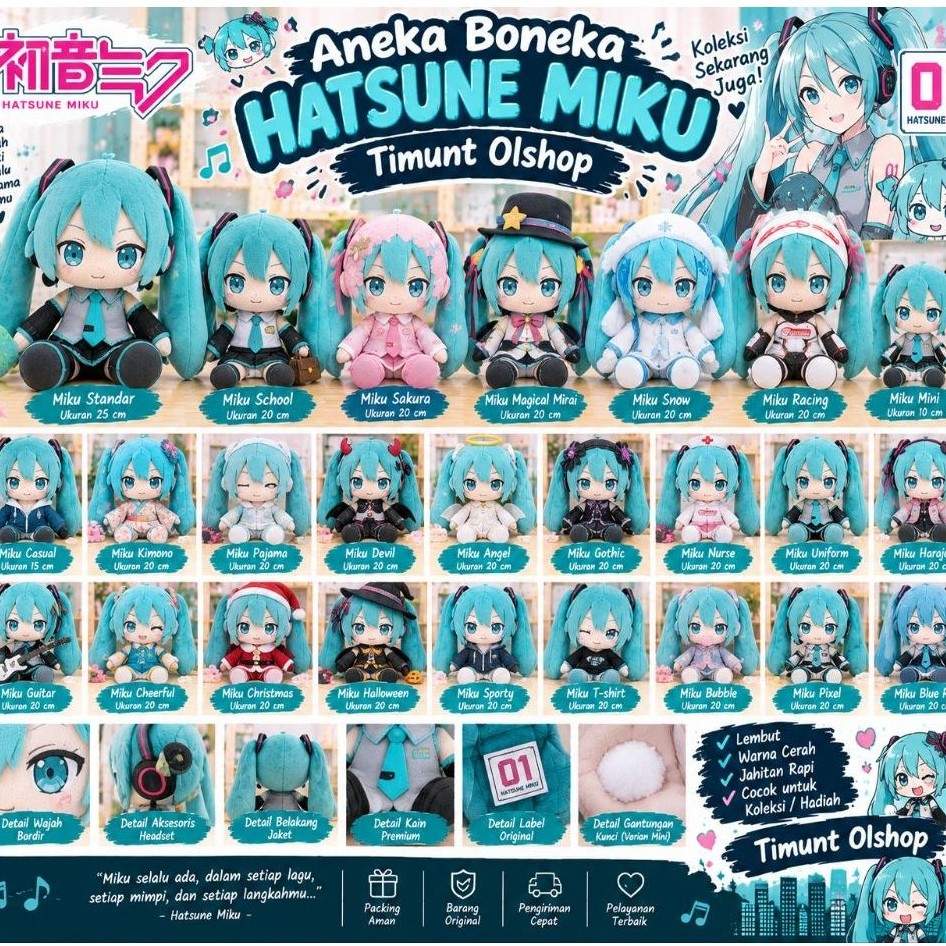 BONEKA HATSUNE MIKU