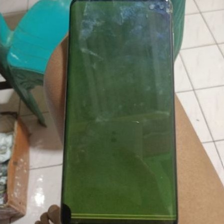 Samsung s10+ minus lcd mesin segel perawan