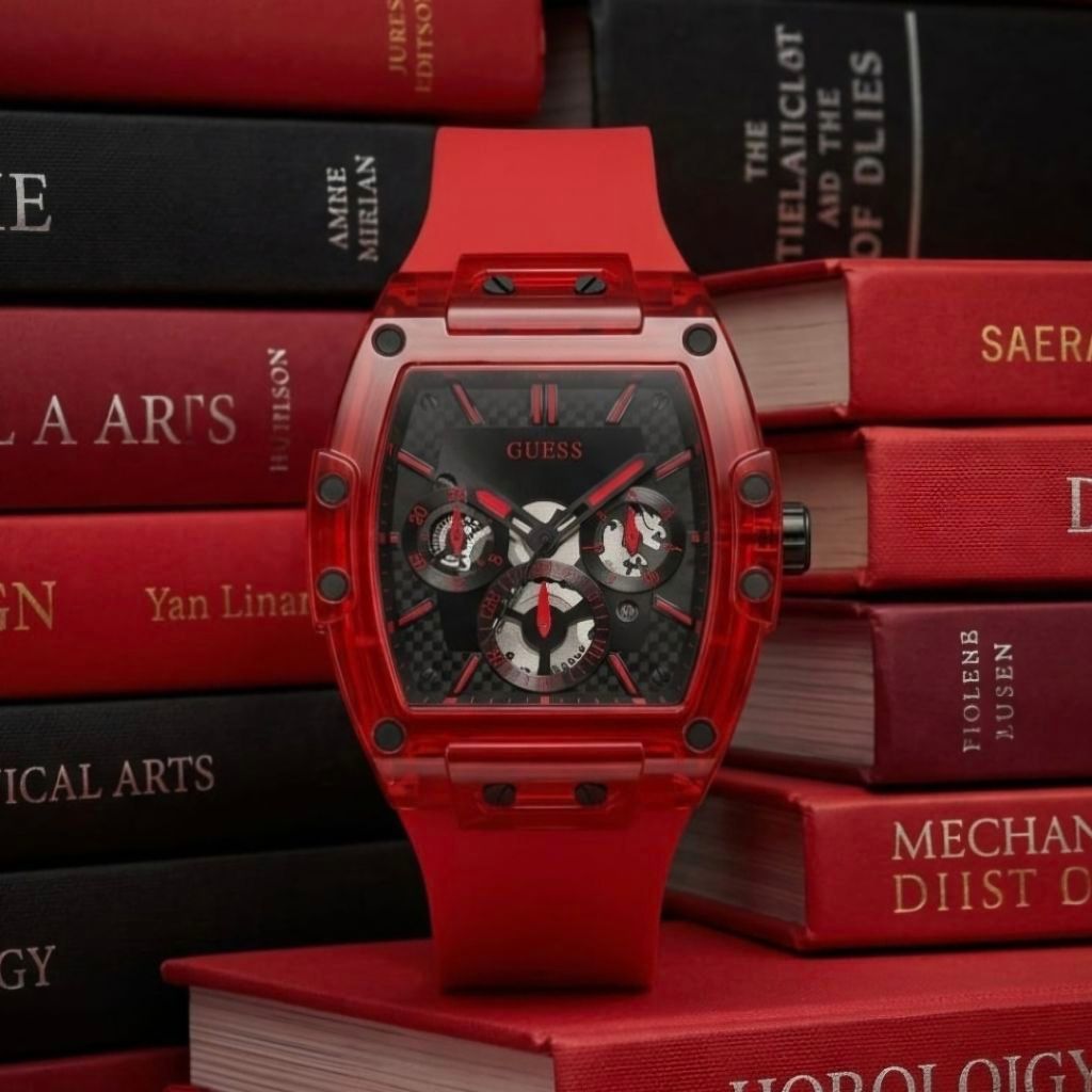 NEW GUESS GW0203G5 MERAH original
