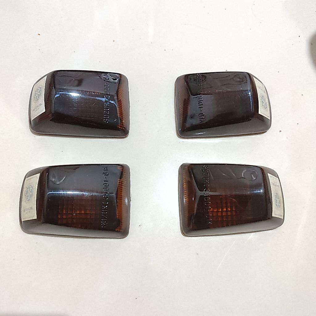 kaca mika lampu sein sen reting riting depan atau belakang suzuki TS125 TRS X2 A100 RC sprinter RGR 
