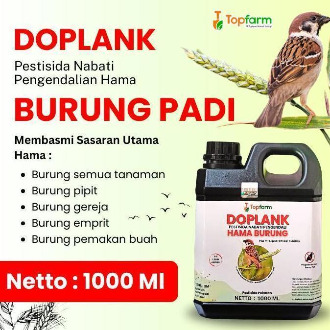 Gard- Doplank - Pestisida Nabati Pengendali Burung Padi Sah / Obat Burung Padi Sah / Obat Hama Burun