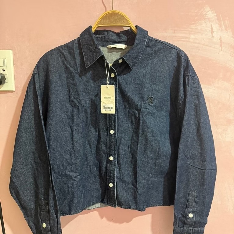 kemeja denim Giordano