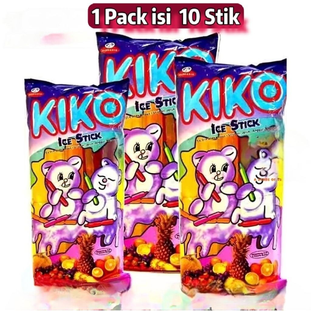MB 1 : KIKO ES STIK ES LILIN RASA BUAH ISI 10 PCS