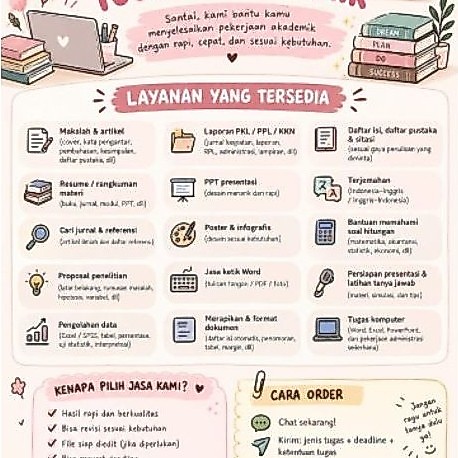joki tugas sekolah/kuliah