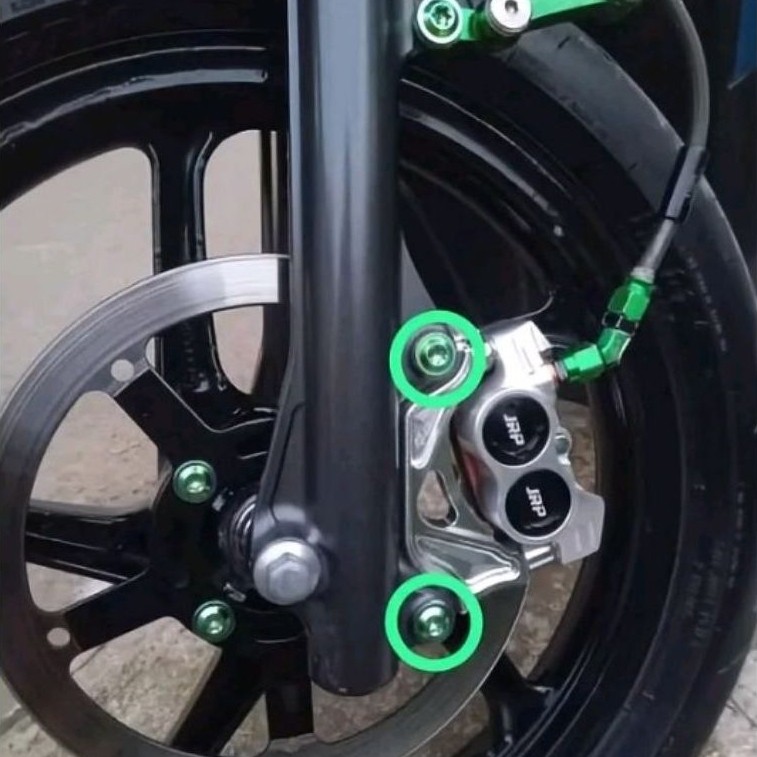 baut titanium kaliper breket Honda Vario beat scopy (1 baut)