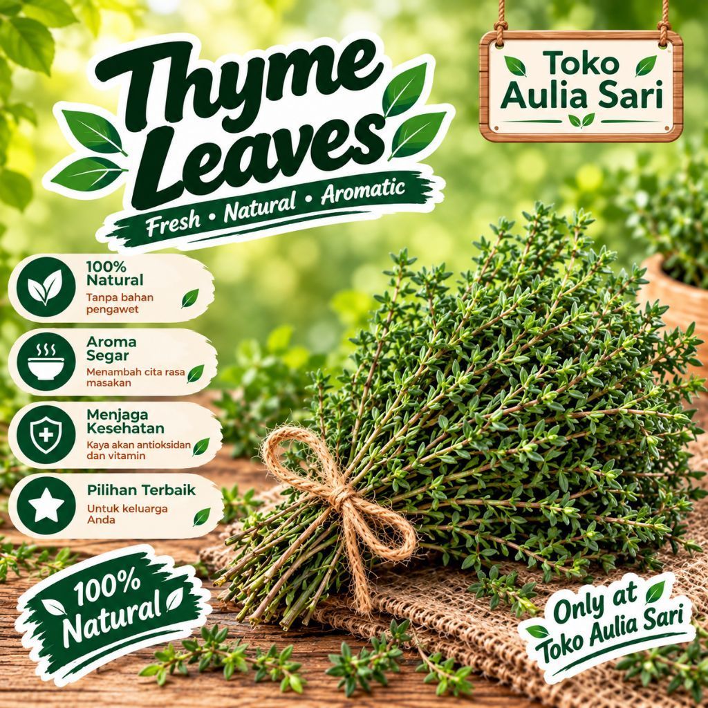 Daun Thyme Segar per pack