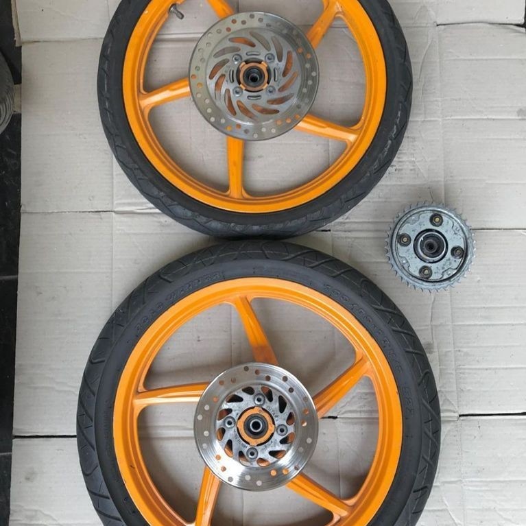VELG RACING HONDA SUPRA X 125 DOUBLE DISK ORIGINAL
