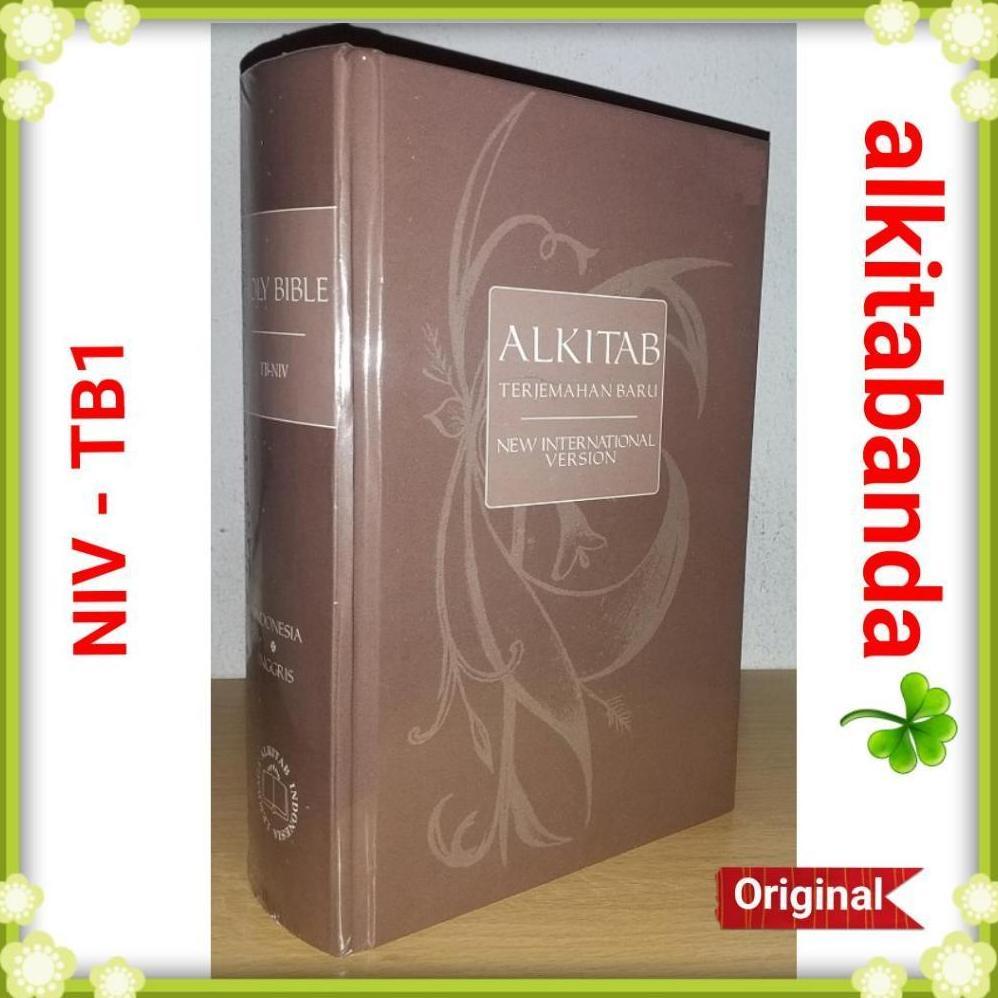 Alkitab 2 Bahasa. NIV Inggris-Indonesia. Ukuran Besar. Terjemahan Baru Edisi 1 TB1 - New Internation