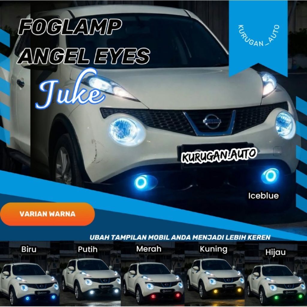 FOGLAMP ANGEL EYES NISSAN JUKE VARIASI MOBIL