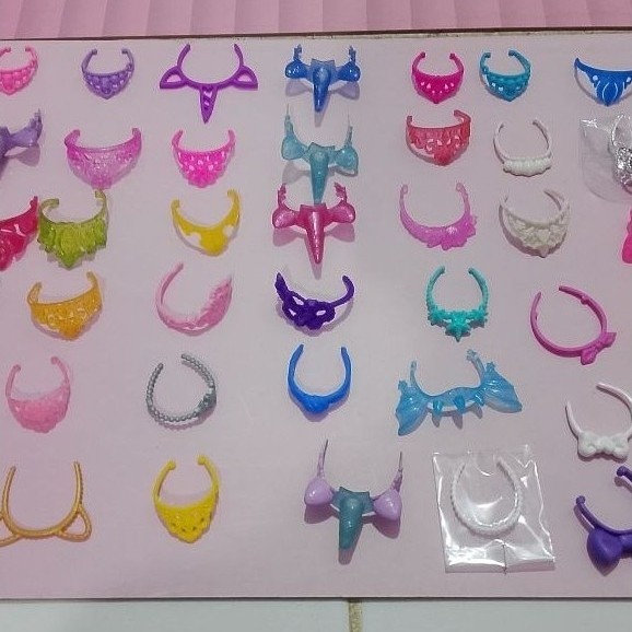 Mahkota Barbie Bando Barbie Aksesoris Barbie Take All