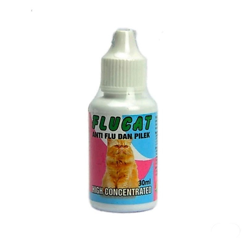 Flu Cat 30ml - Obat Flu & Pilek Kucing FluCat Antibiotik Kucing CatFlu Terbaik