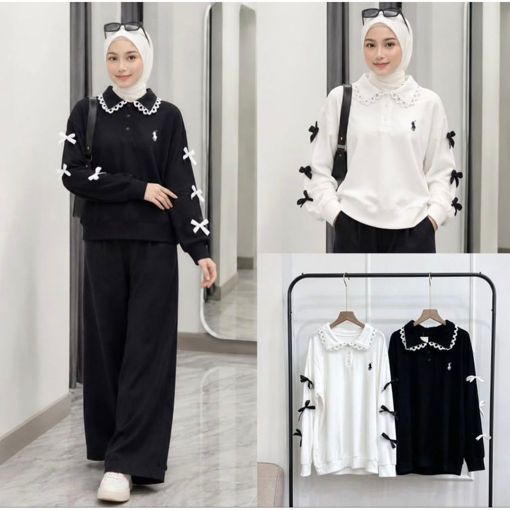 Atasan Renda Pita & Bordir