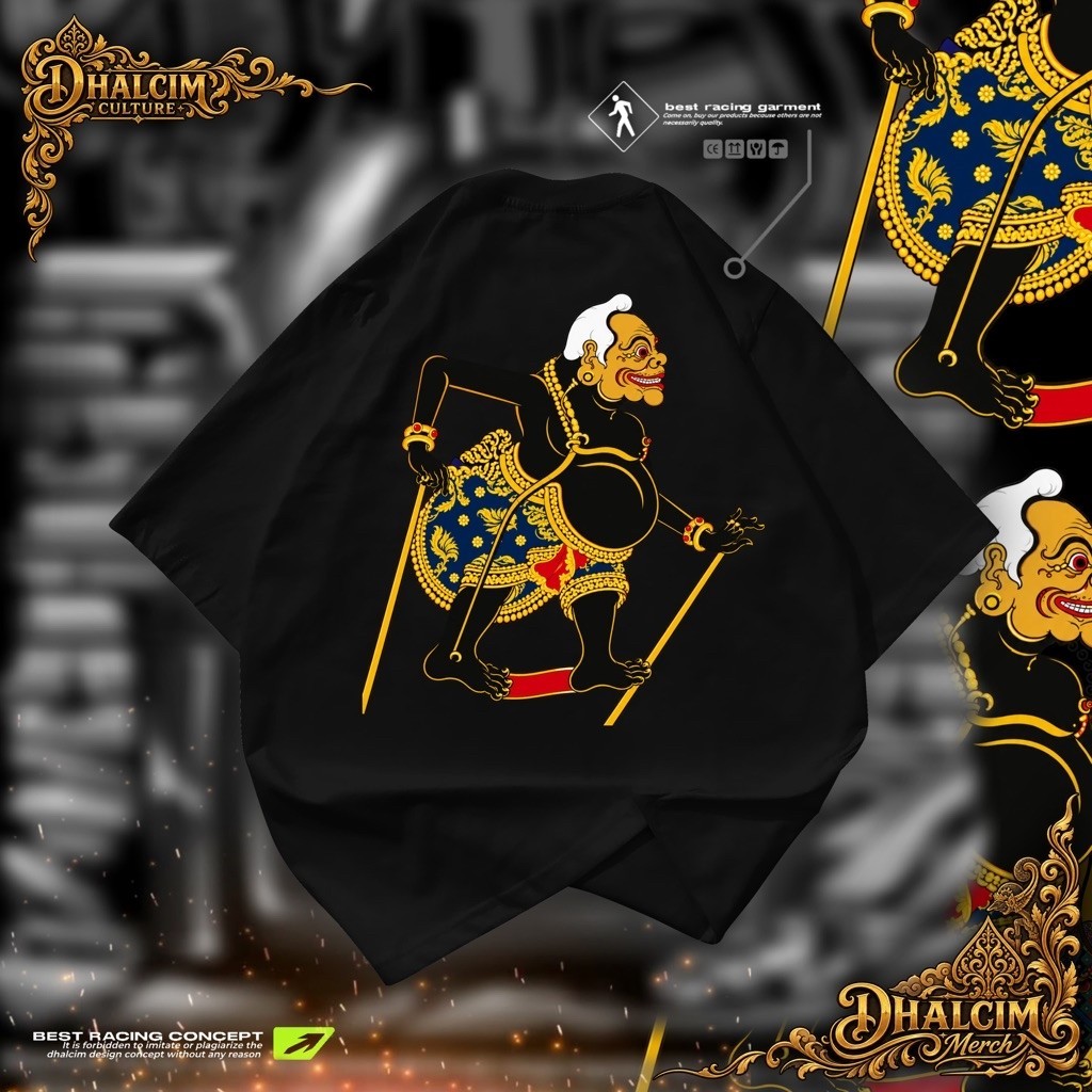 KAOS DISTRO PERWAYANGAN SEMAR FUL COTTON 24S. KAOS PERWAYANGAN SEMAR.  KAOS SEMAR PERWAYANGAN. KAOS 
