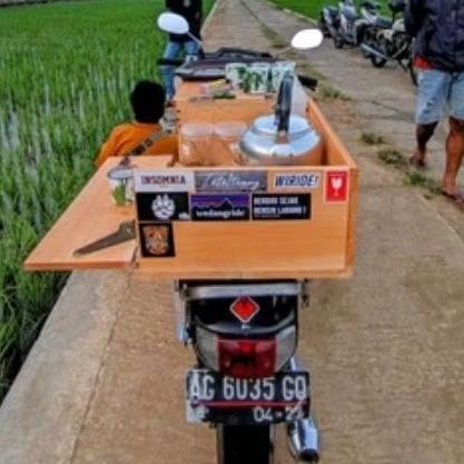 Box Kopi  Motor Murah/ Box Keliling Motor Box Jualan Kopi Keliling Motor