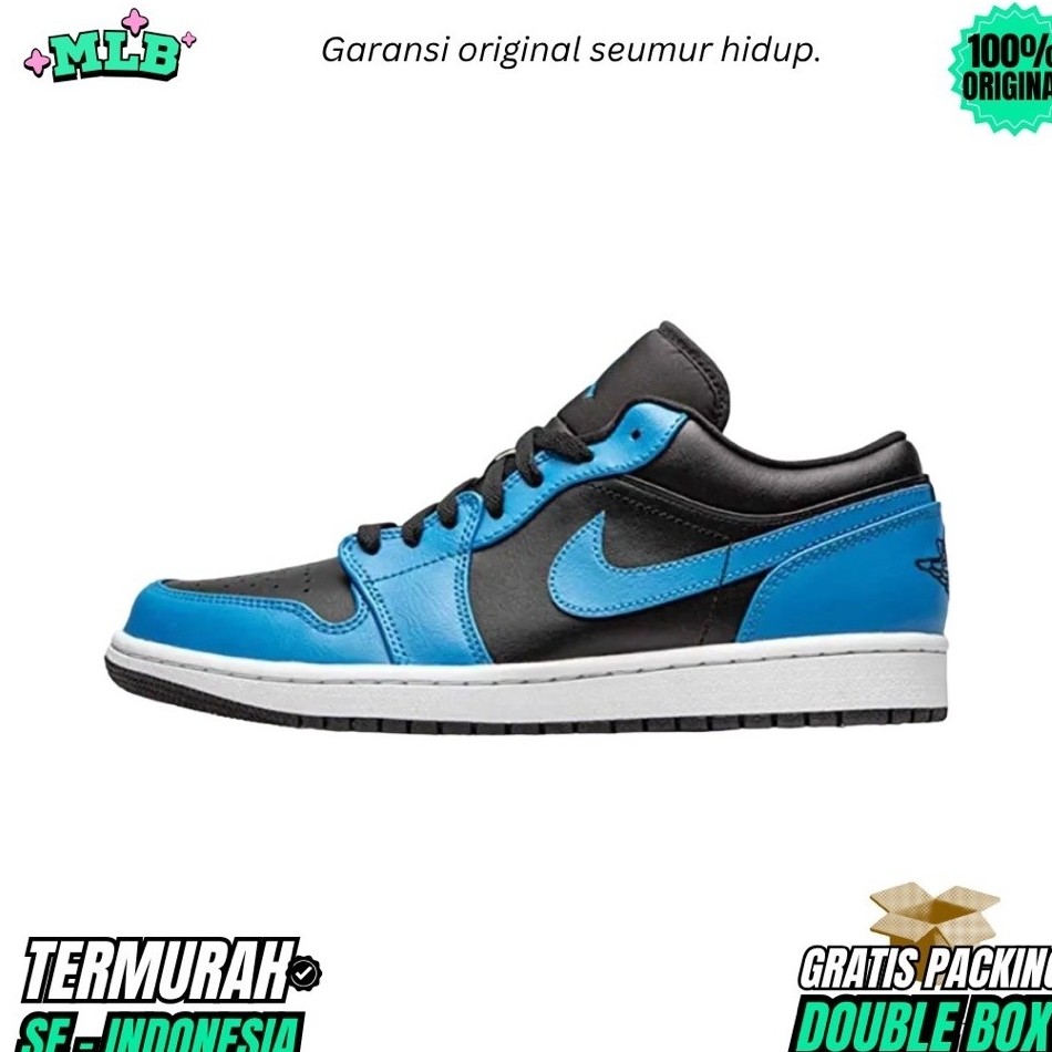 Sepatu Sneakers Air Jordan 1 Low Laser Blue