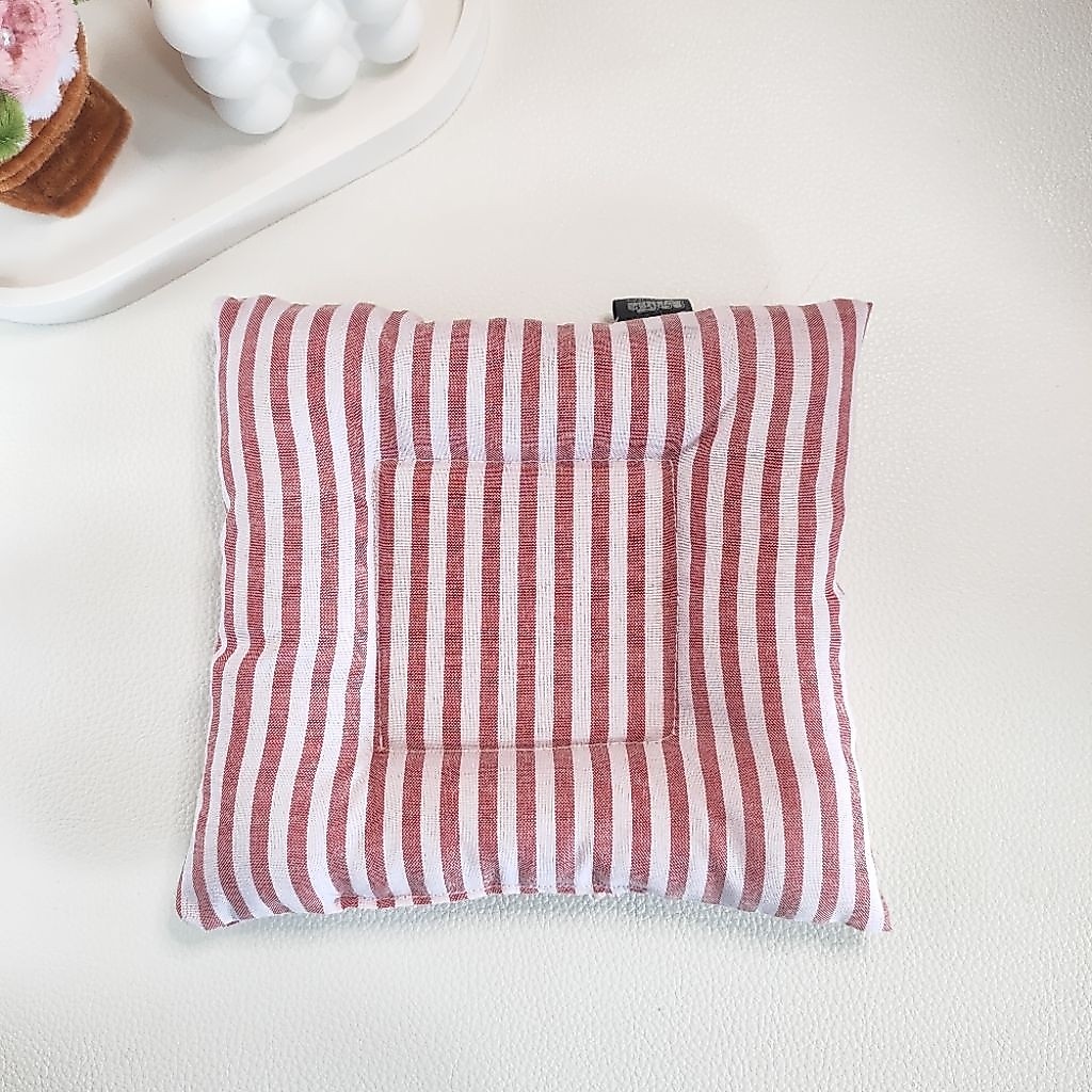 Puffy Coaster | Tatakan Gelas Kain Aesthetic Garis