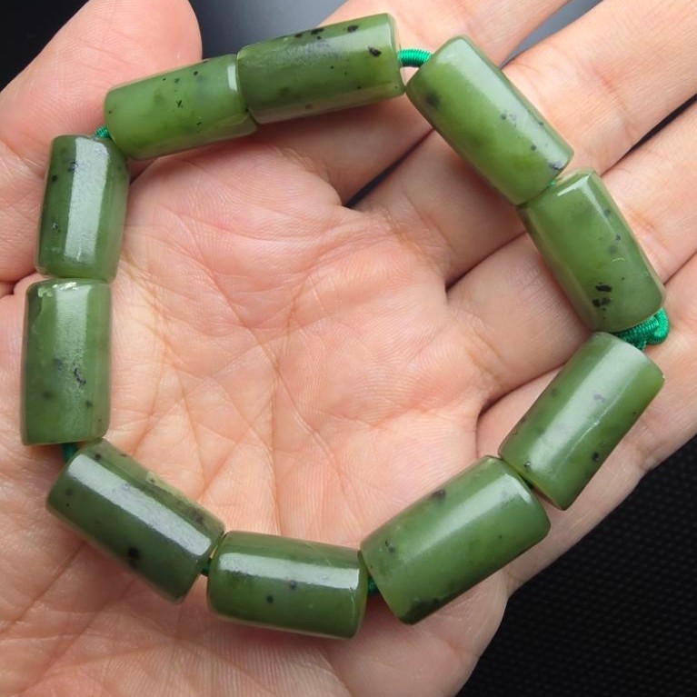 Gelang giok natural nephrite jade aceh 100% asli