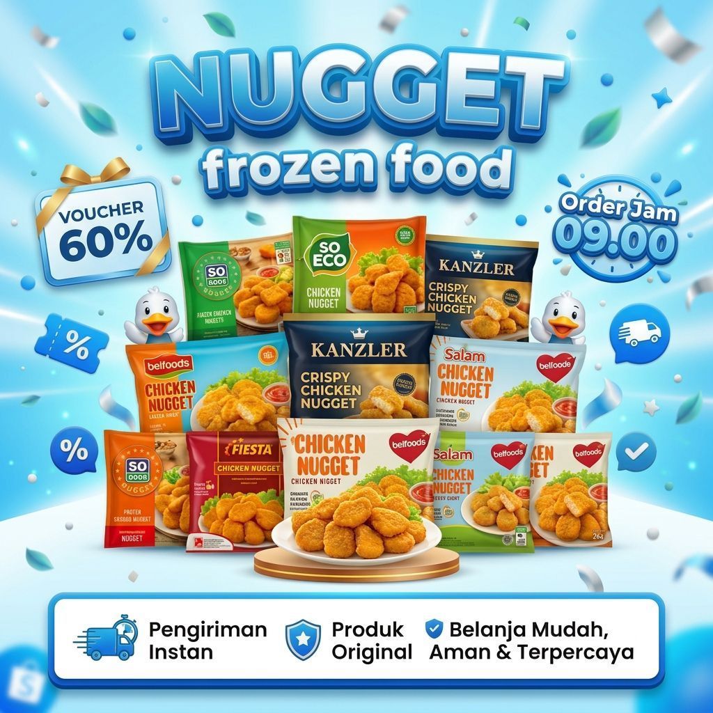 Aneka nugget frozen food