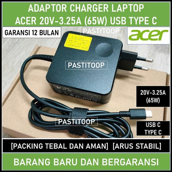 Adaptor Charger Acer Swift GO 14 AMD Ryzen 5 7530U 65W Type C Ori