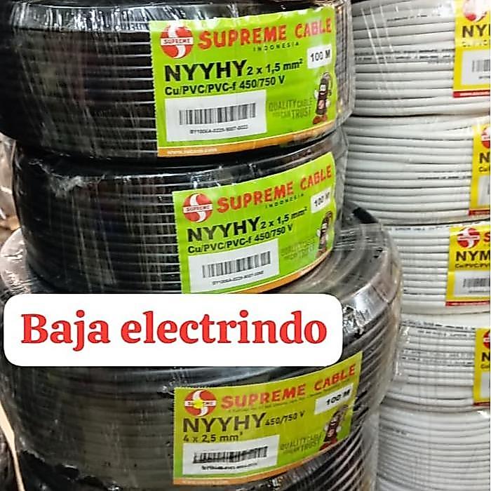SUPREME Kabel Serabut isi 3 NYYHY 3X0,75mm SUPREME @50Mtr NYYHY 3x0,75 3x0.75 mm NYYHY 3x0.75mm