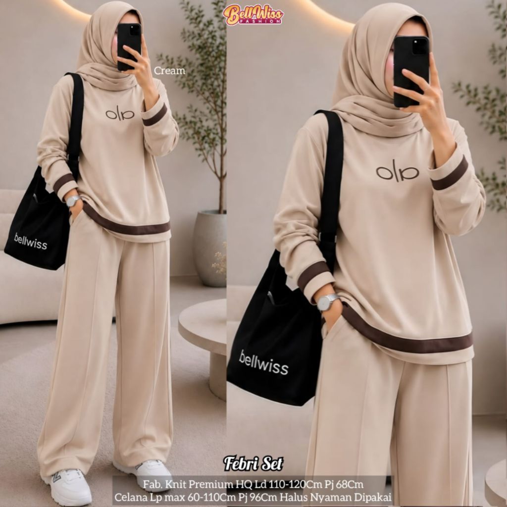 jenna one set tunik w&w setelan jumbo ld 130 tunik kaos import celana kulot jumbo atasan rajut xxxl
