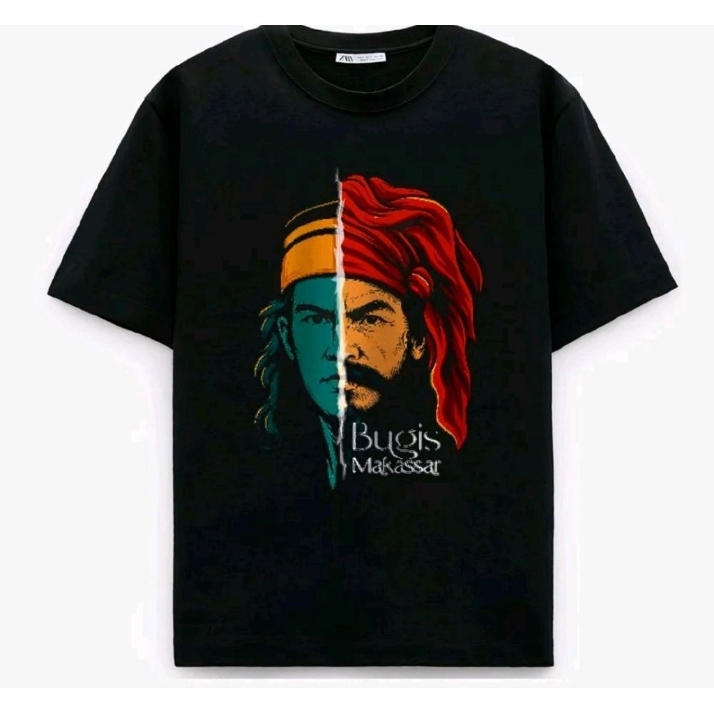 KAOS BUGIS MAKASAR SULTAN HASANUDDIN 2 FACE SPONSOR