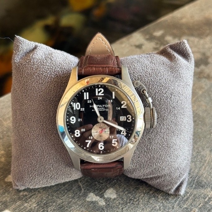 Jam Tangan Hamilton Khaki Automatic Subsecond Bekas Original