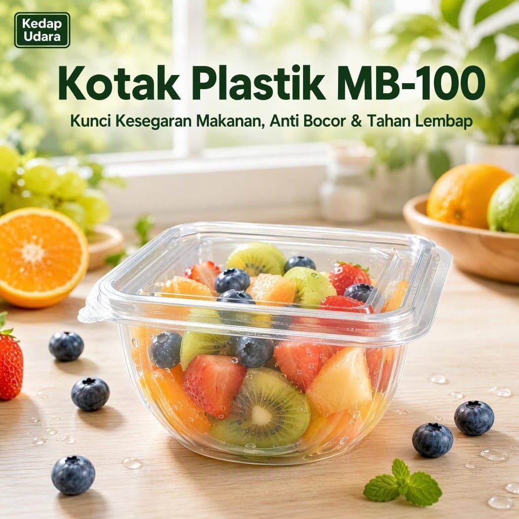 [ 1DUS 500 SET ] Mika Tray Salad Buah  MB 100 Mika  Salad Sayur 500 ML