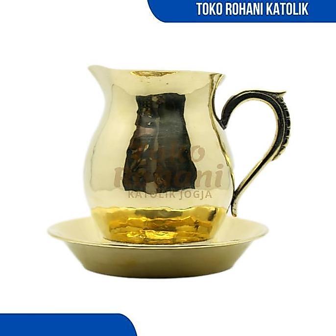 DOVEGIRL LAVABO KUNINGAN / BEJANA BAPTIS / LAVARE / PERALATAN LITURGI KATOLIK