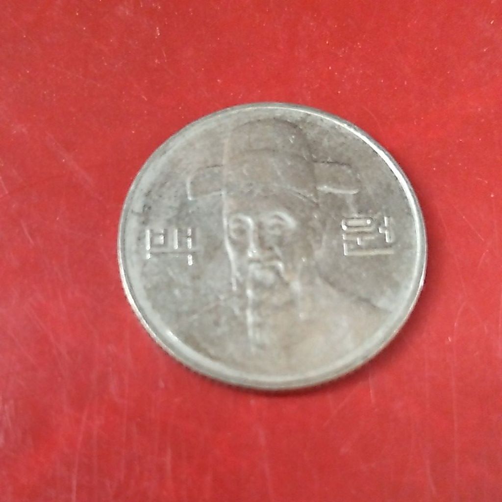 Koin asing Korea 100 Won