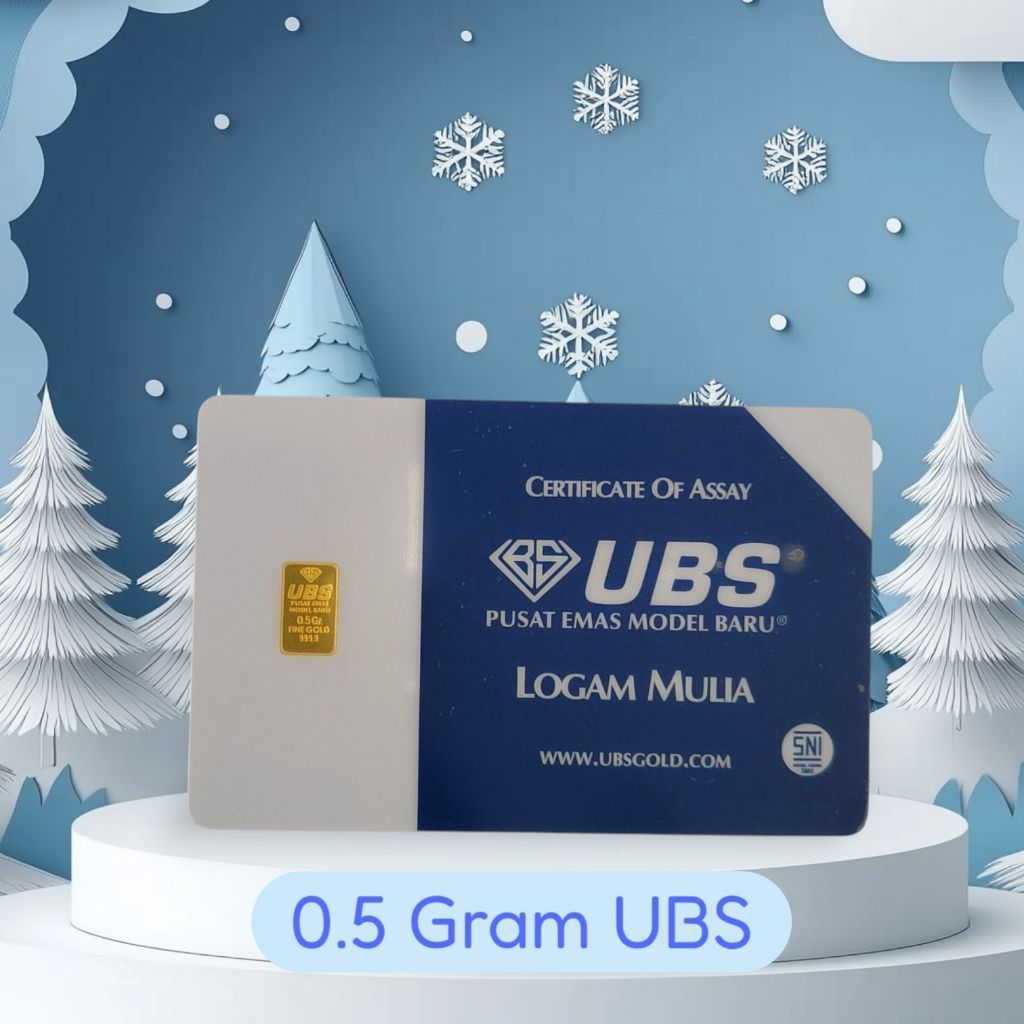 Logam Mulia Emas 0.5 Gram UBS