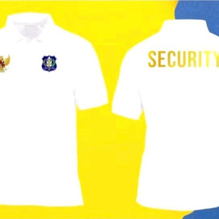 COD // KAOS KERAH POLO SECURITY LOGO DADA SECURITY DAN GARUDA INDONESIA LENGAN BENDERA MERAH PUTIH C