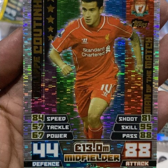 Kartu Bola Topps Match Attax Liverpool 2014/2015